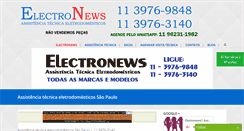 Desktop Screenshot of electronews.com.br