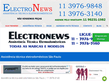 Tablet Screenshot of electronews.com.br
